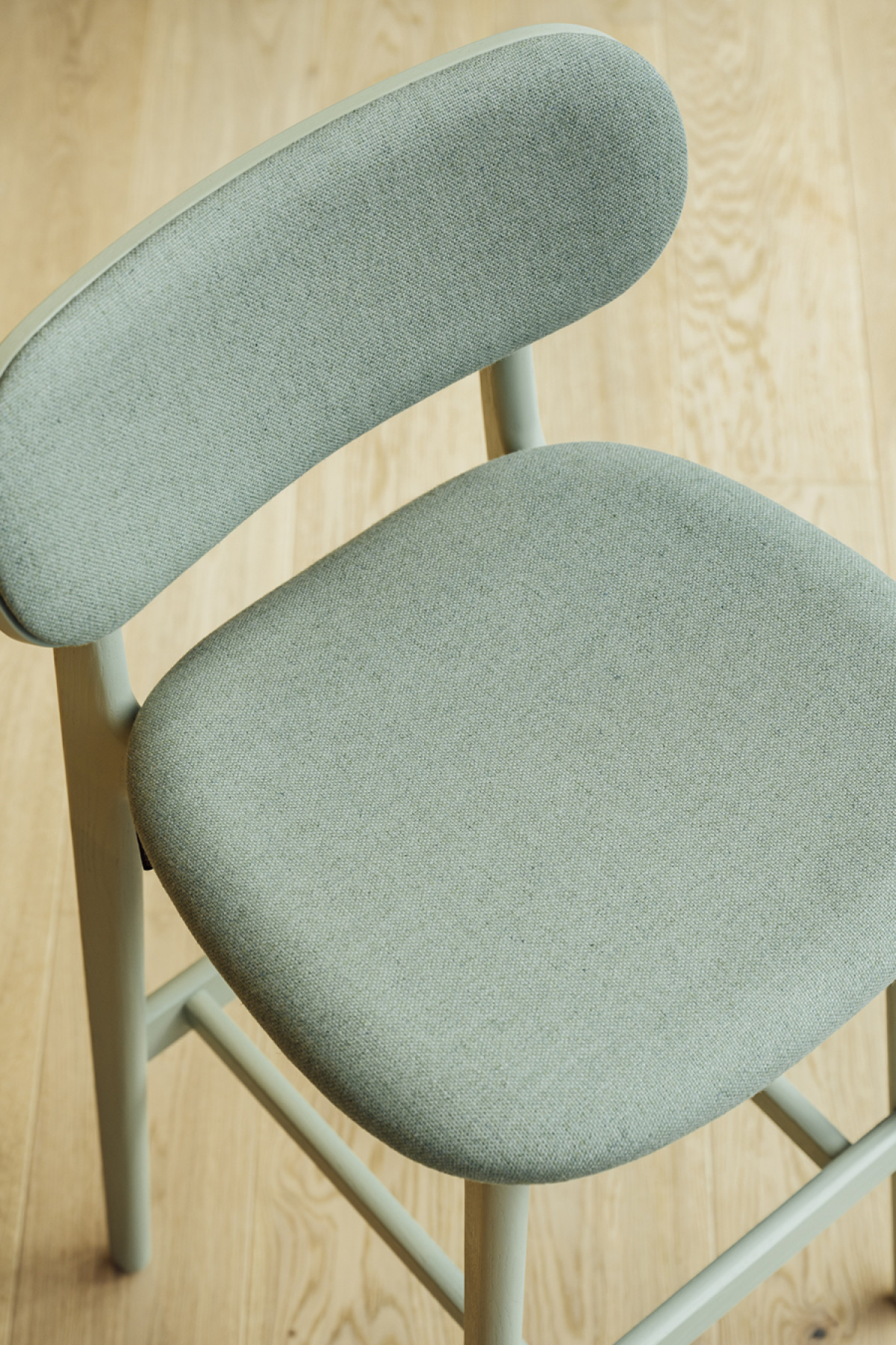 PLC Stool Upholstered Seat and Back 01