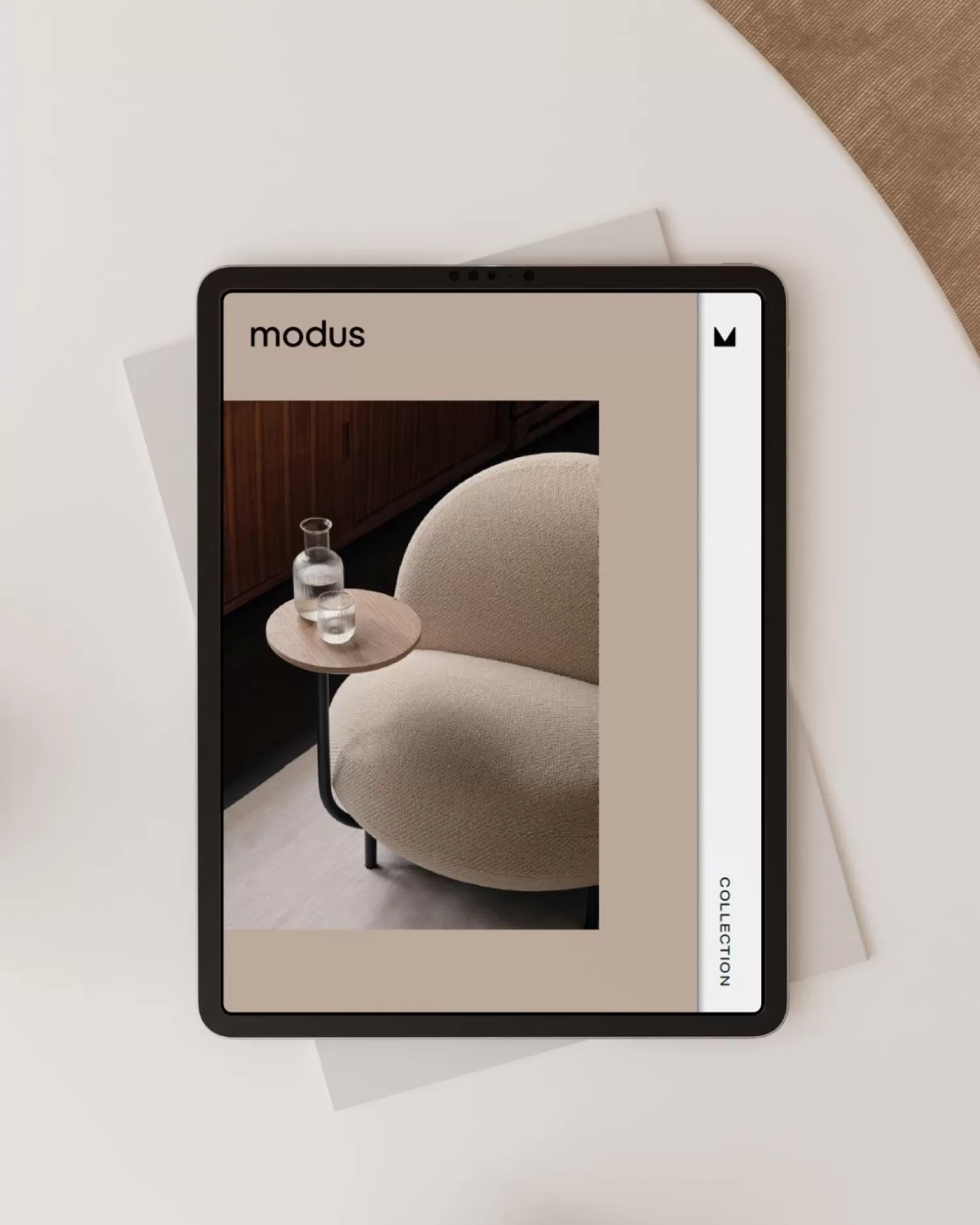Gray and Black Minimalist Digital Mockup Instagram Post