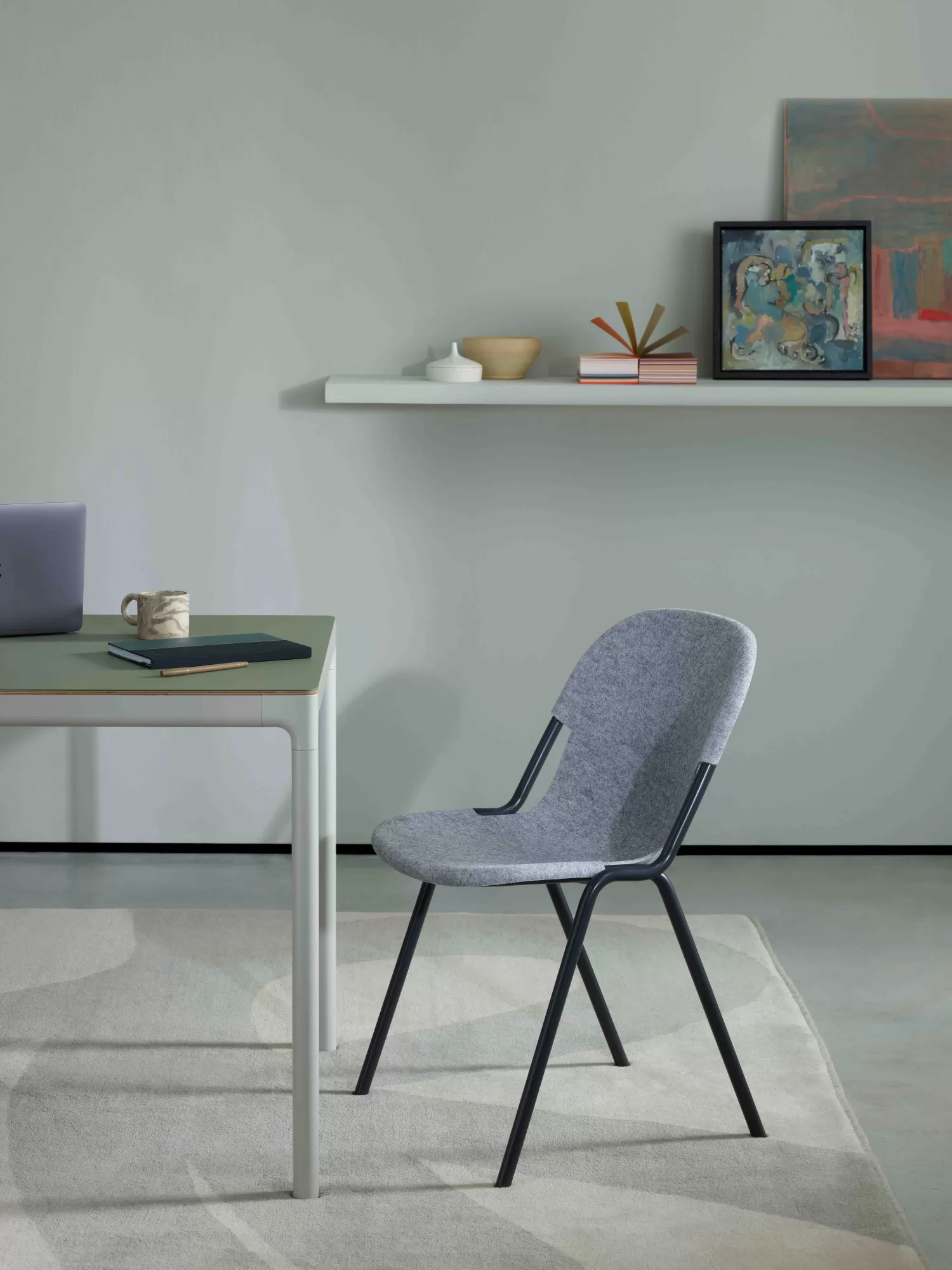 RIC001 Richard chair Light felt 1 v2