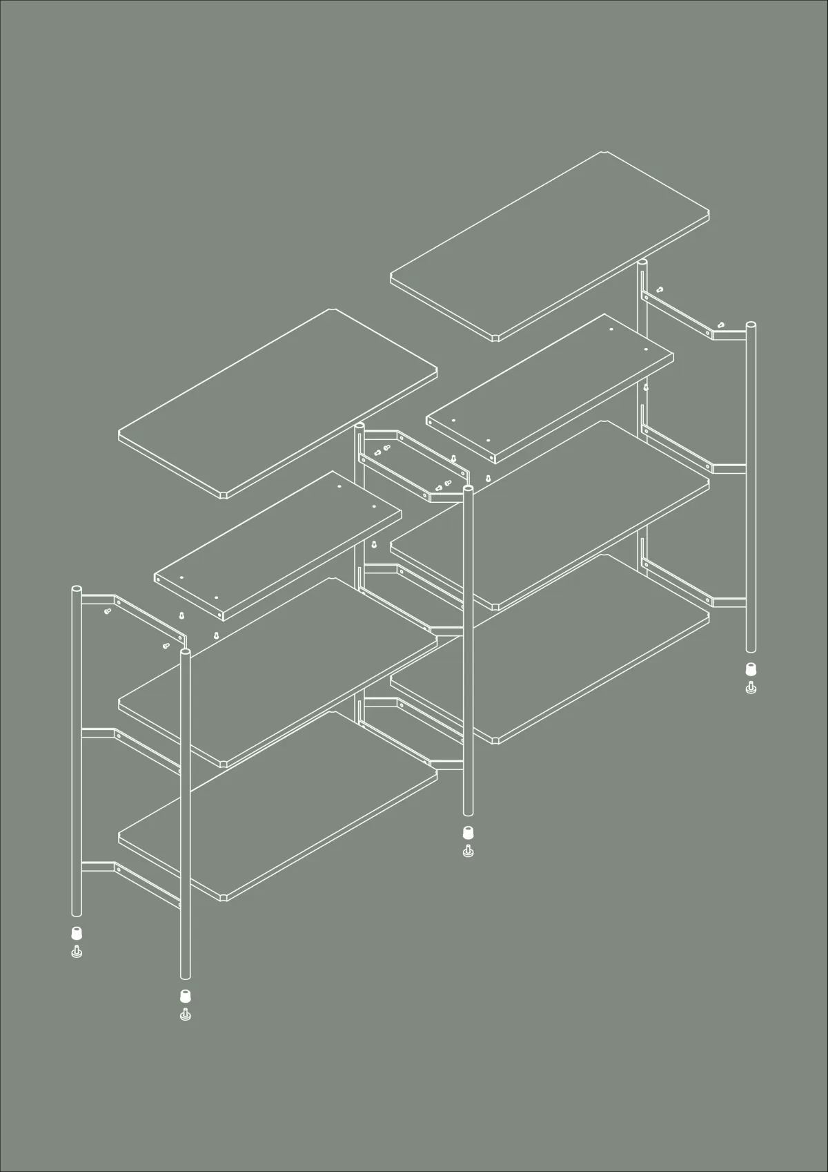 Climb Exploded Line Drawing